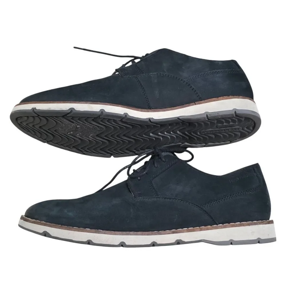 Hush Puppies Mens Black Lace-Up Dress Shoes
